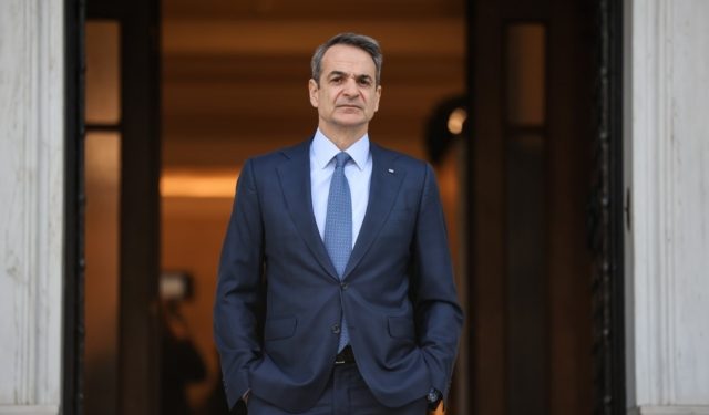 Meeting between the Prime Minister of Greece Kyriakos Mitsotakis and the President of the European Parliament Roberta Metsola, in Athens, Greece, on February 20, 2024 / Συνάντηση του Πρωθυπουργού Κυριάκου Μητσοτάκη με την Πρόεδρο του Ευρωπαϊκού Κοινοβουλίου Roberta Metsola, στο Μέγαρο Μαξίμου, στην Αθήνα, στις 20 Φεβρουαρίου, 2024